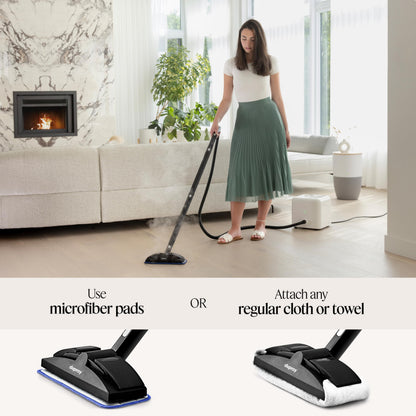 Dupray Neat Steam Cleaner With 20-Piece Accesory Kit. For Multipurpose Steam Cleaning Hardwood, Tile, Laminate And Sealed Floors