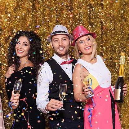 6 Pieces LED Strobe Baton Light Rechargeable Bottle Service Sparklers Stick Reusable Champagne Bottle Handheld LED for Club Stage Nightclub Party Concert Event Bar Outdoor - Gold