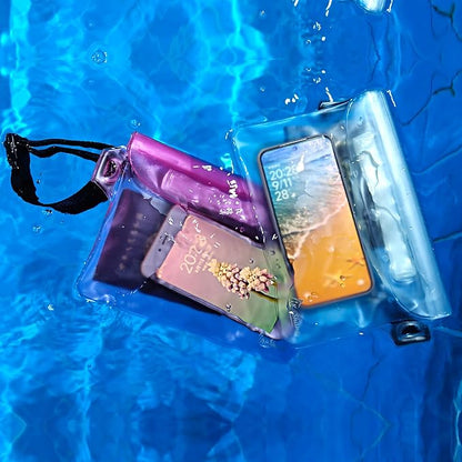 Waterproof Fanny Pack, Waterproof Pouch for Phone Passport Wallet Purse for Swimming Boating Fishing Diving Beach
