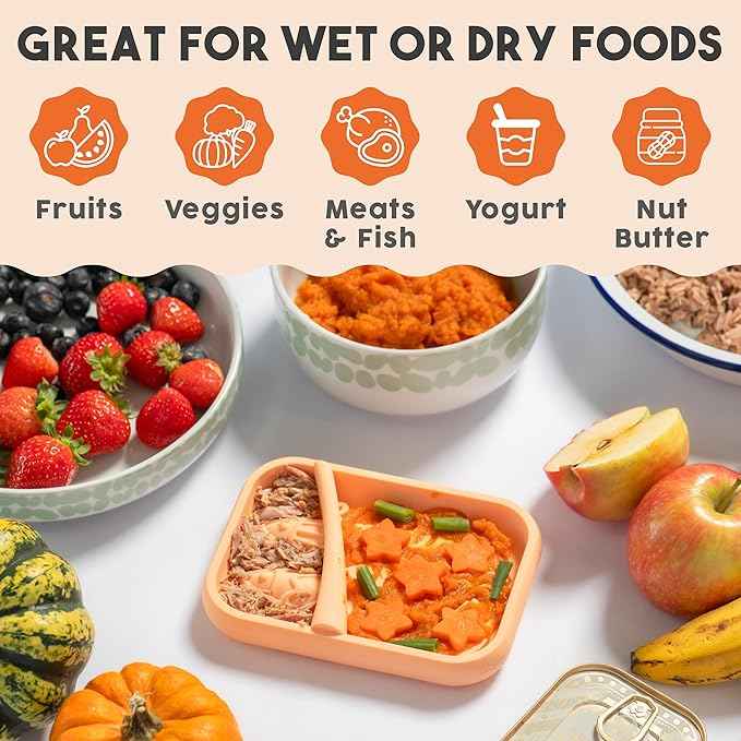Awoo Sardina - Silicone Dog & Cat Lick Mat + Slow Feeder with Suction Cups - Non-Slip, Dishwasher Safe Pet Dish - Extends Mealtime for Fast Eaters & Reduces Anxiety - for Wet & Dry Food (Cobalt)