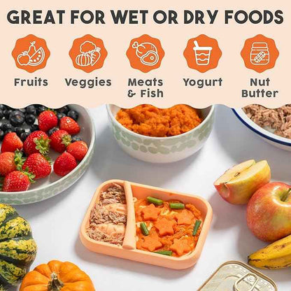 Awoo Sardina - Silicone Dog & Cat Lick Mat + Slow Feeder with Suction Cups - Non-Slip, Dishwasher Safe Pet Dish - Extends Mealtime for Fast Eaters & Reduces Anxiety - for Wet & Dry Food (Cobalt)
