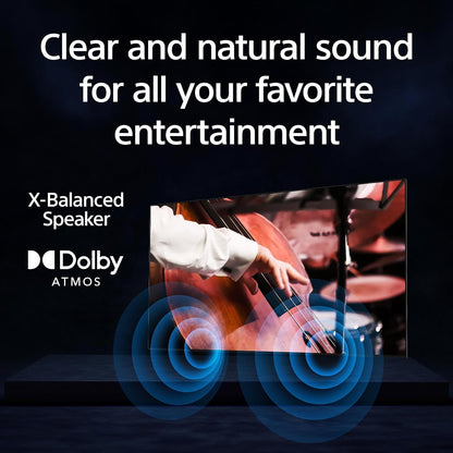 65-Inch Class 4K Ultra HD BRAVIA 3 LED Smart TV with Google TV Dolby Vision HDR, PS5 Exclusive Features, K-65S30
