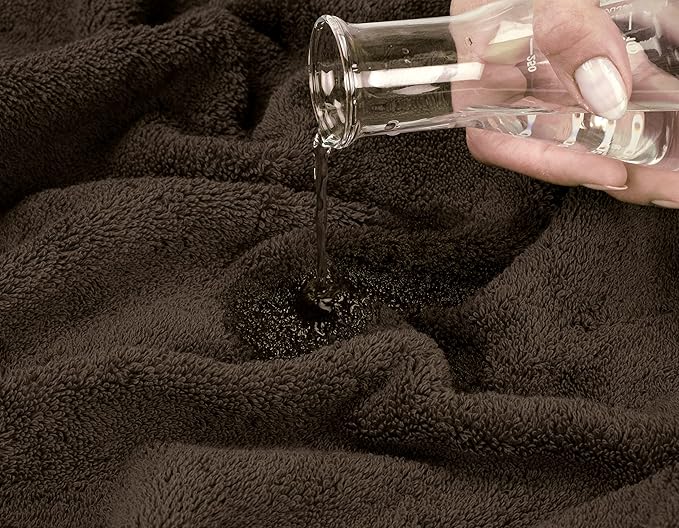 American Soft Linen Oversized Bath Sheet 40x80 Extra Large for Bathroom, 600 GSM 100% Cotton Turkish Jumbo Bathsheet Towels for Adults, Brown Bath Sheet