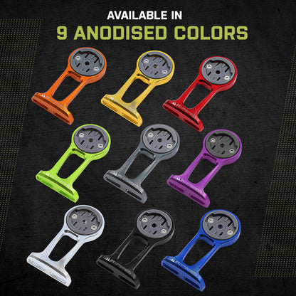 Jrc Components Stem Out Front Mount - Compatible With Wahoo - Blue
