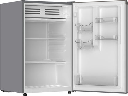 Mini Refrigerator, Compact Freezer Compartment, Adjustable Thermostat Control, Reversible Door, Contemporary Series, 4.5 Cu Ft, Platinum
