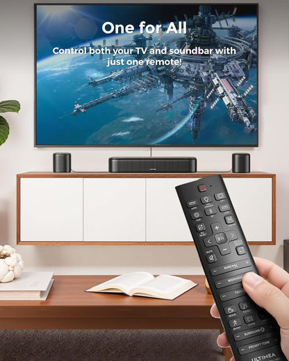 7.1Ch Sound Bar with Dolby Atmos, Surround Sound System for TV with 4 Surround Speakers, Sound Bar for Smart TV with App Control, Soundbar with Subwoofer for Home Theater, HDMI Earc, Aura A60