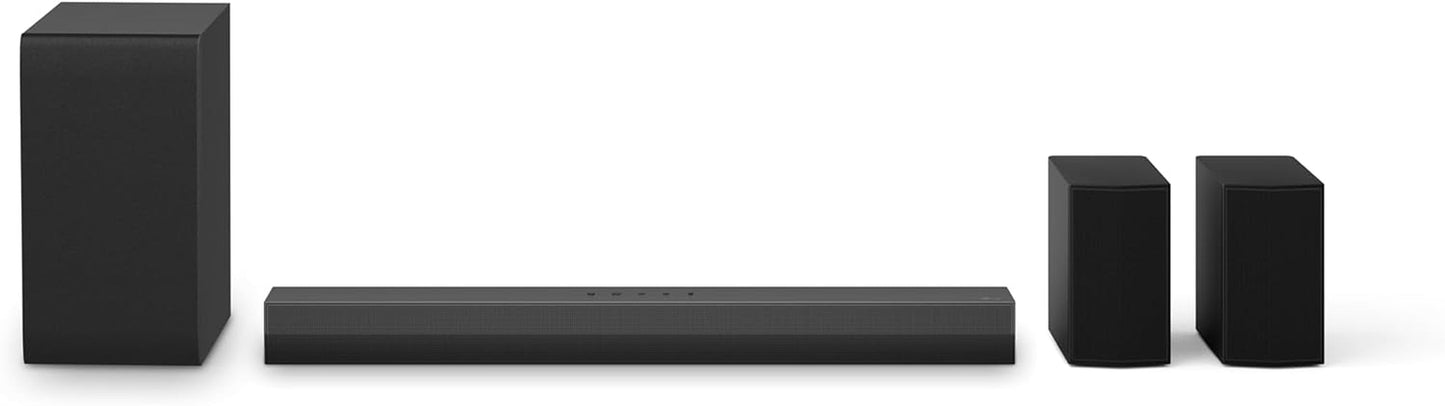 S40TR 4.1 Ch. Home Theater Soundbar with Rear Surround Speakers and Wireless Subwoofer, Wow Interface, Dolby Audio, AI Sound Pro, 2024 Model, Amazon Exclusive