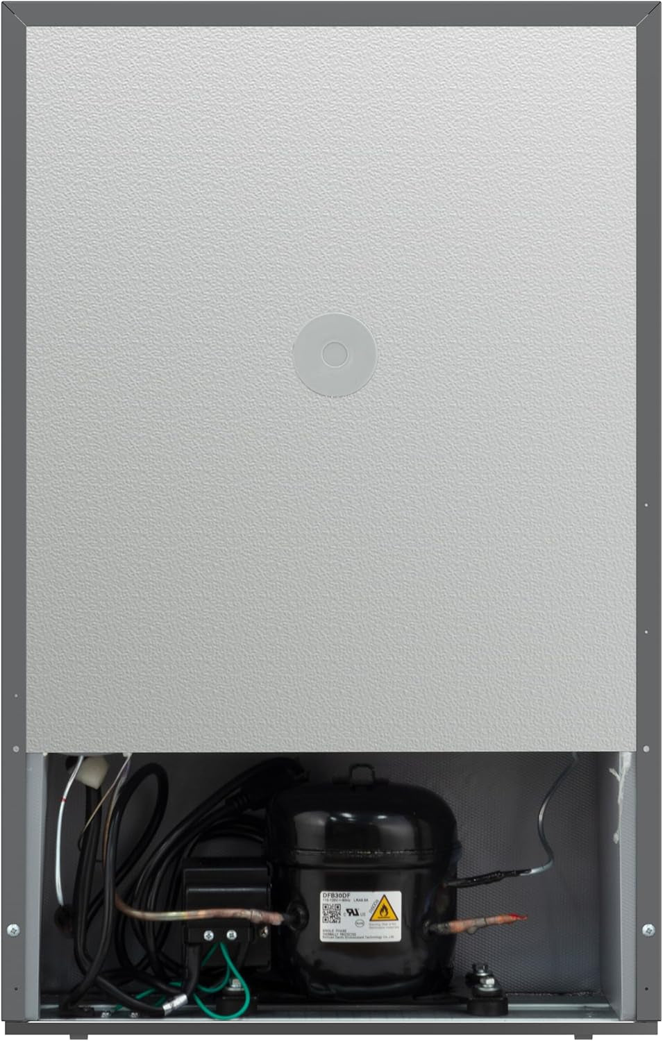 Mini Refrigerator, Compact Freezer Compartment, Adjustable Thermostat Control, Reversible Door, Contemporary Series, 4.5 Cu Ft, Platinum