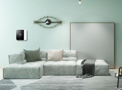 Thermostat for Home with Touchscreen Color Display, Wifi Smart Thermostat Compatible with Alexa and Google Assistant, 7Day/8Period Programmable, Energy Saving, C-Wire Required, Screen Size 2.8"
