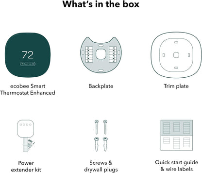 Smart Thermostat Enhanced - Programmable Wifi Thermostat - Works with Siri, Alexa, Google Assistant - Energy Star Certified - Smart Home