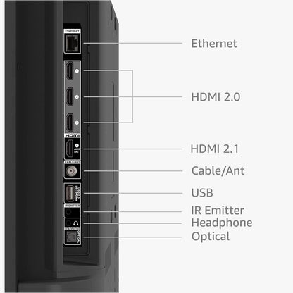 Fire TV 50" Omni QLED Series 4K UHD Smart TV, Dolby Vision IQ, Fire TV Ambient Experience, Local Dimming, Hands-Free with Alexa