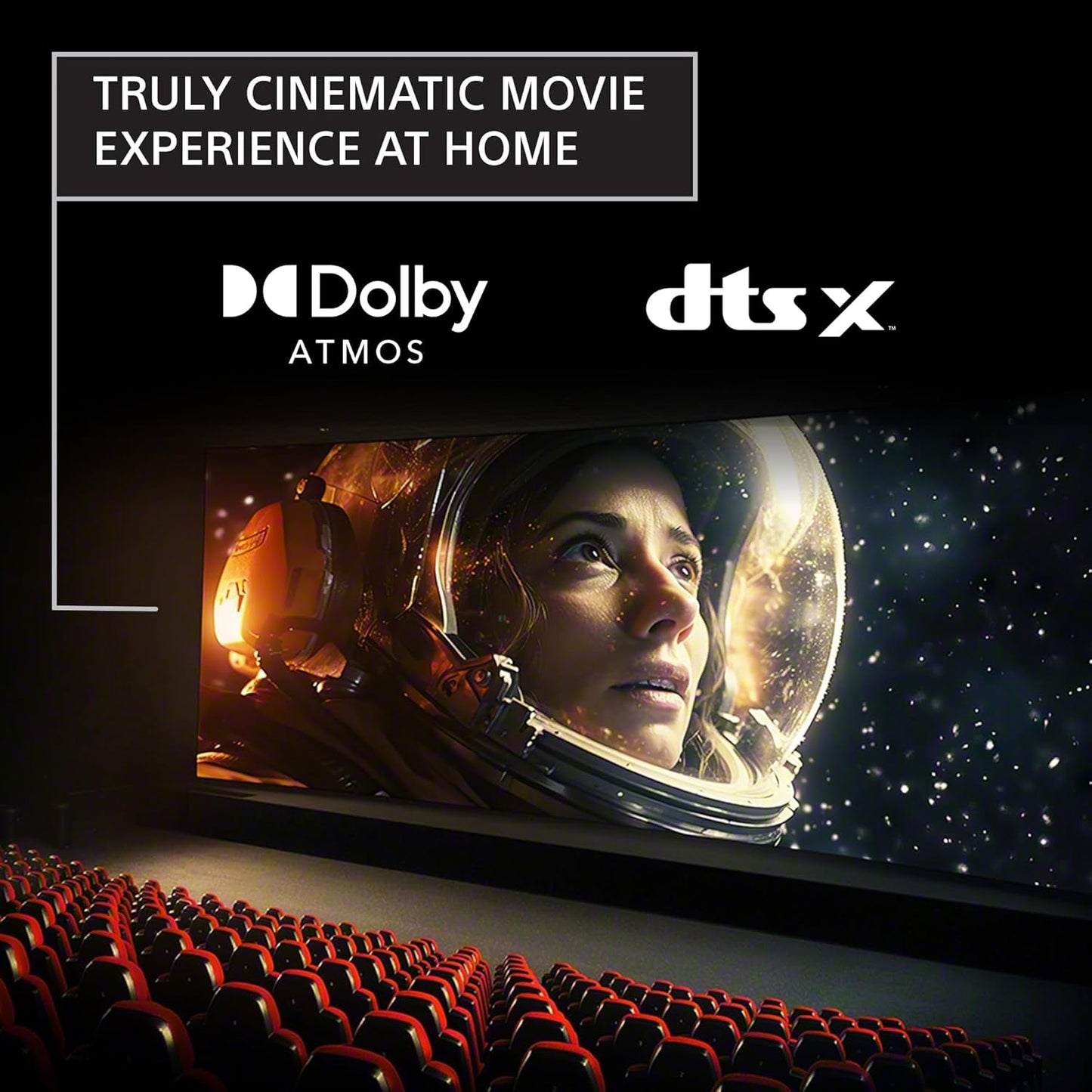 BRAVIA Theater System 6, 5.1Ch Home Theater System Sound Bar with Subwoofer and Rear Speakers, Surround Sound by Dolby Atmos/Dts:X Compatible HT-S60
