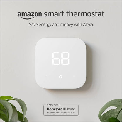 Like-New  Smart Thermostat – ENERGY STAR Certified, DIY Install, Works with Alexa – C-Wire Required
