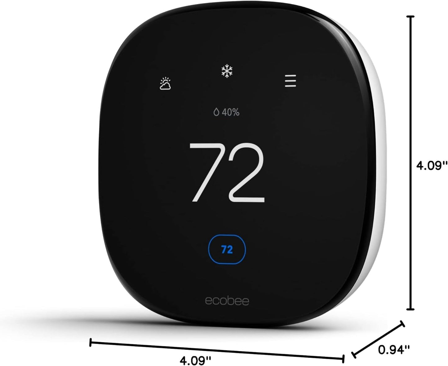 Smart Thermostat Enhanced - Programmable Wifi Thermostat - Works with Siri, Alexa, Google Assistant - Energy Star Certified - Smart Home