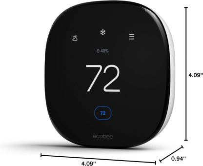 Smart Thermostat Enhanced - Programmable Wifi Thermostat - Works with Siri, Alexa, Google Assistant - Energy Star Certified - Smart Home