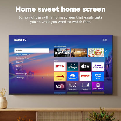 Smart TV 2025 – 65-Inch Select Series, 4K HDR TV – tv with Enhanced Voice Remote – Flat Screen LED Television with Wi-Fi for Streaming Live Local News, Sports, Family Entertainment