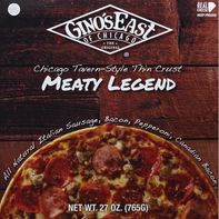 Gino's East Pizza, Thin Crust, Meaty Legend️