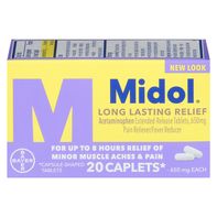 Midol Long Lasting Relief, 650 mg, Caplets️